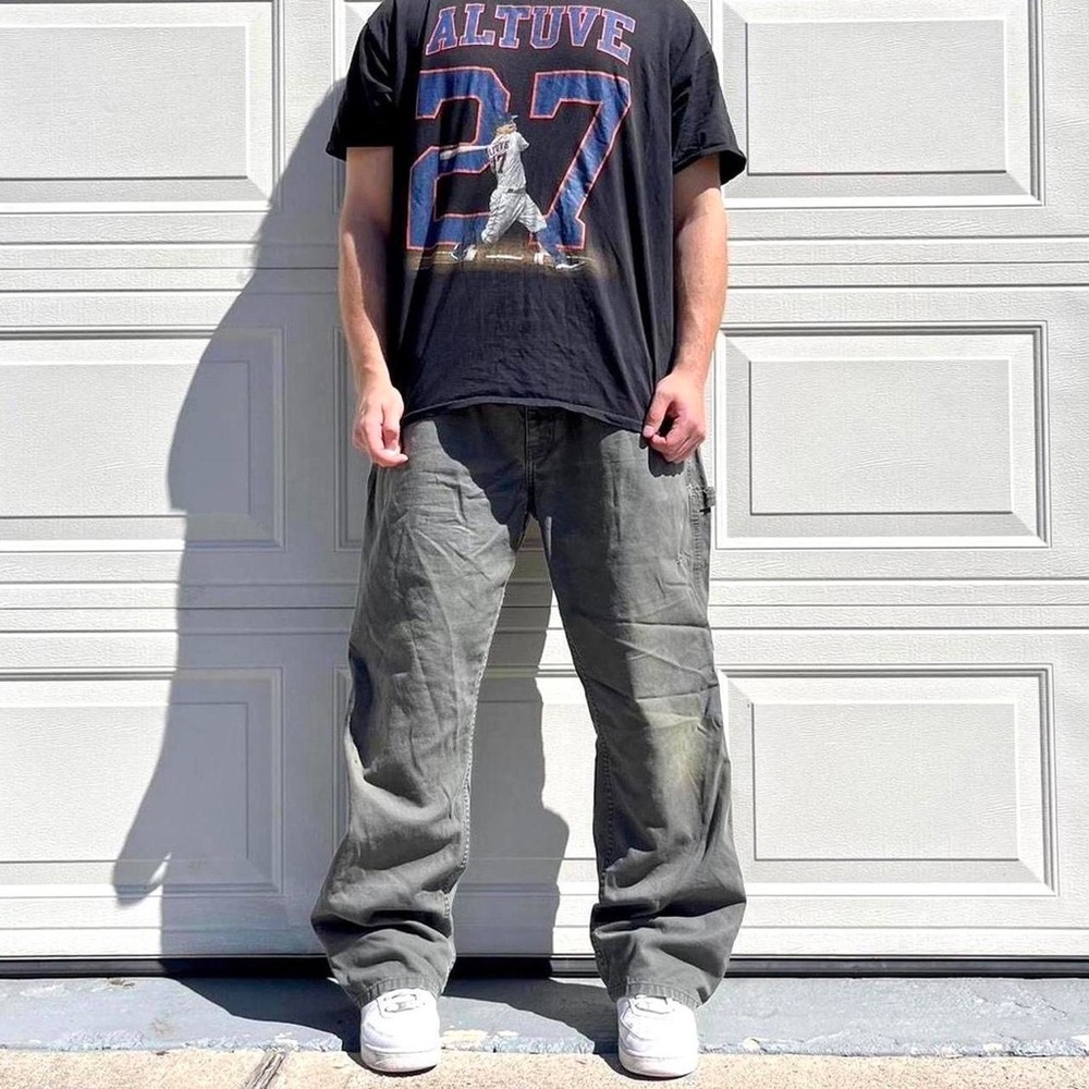 Vintage C.E. Schmidt Carpenter Pants | Baggy Y2K Brown Utility Workwear